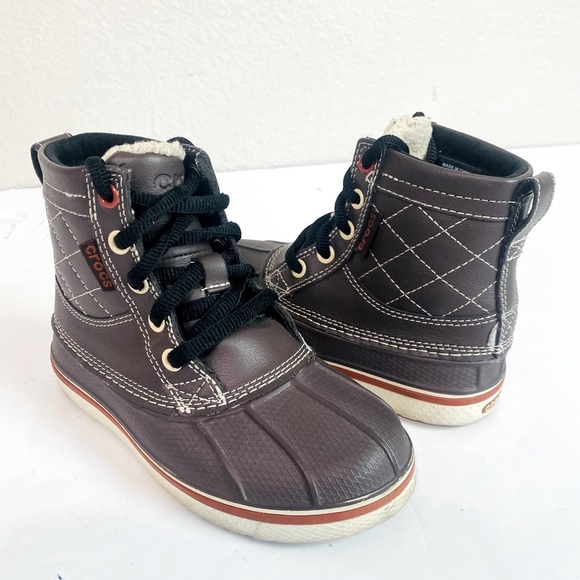 Crocs Allcast Waterproof Duck Boots Size 11 - Picture 1 of 7